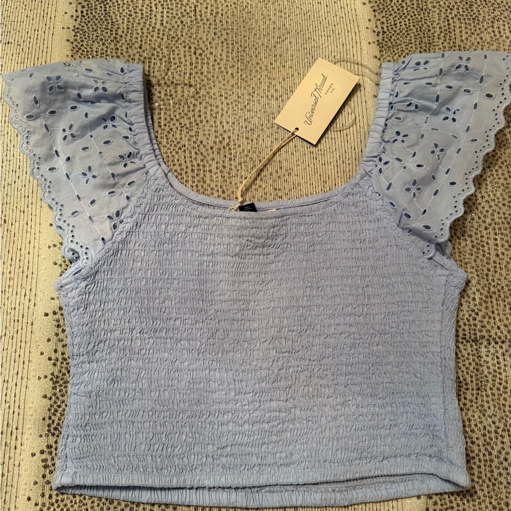 BNWT Women's Universal Thread Eyelet Flutter Shor… - image 2